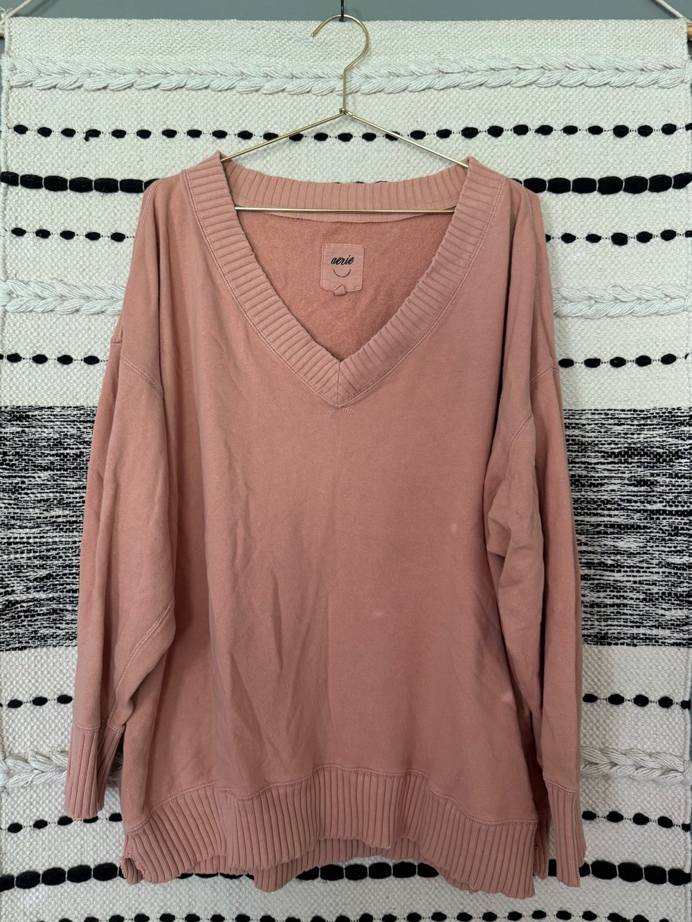 aerie Women's V-Neck Pullover Sweatshirt